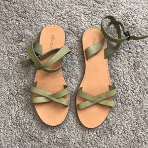 Madewell Boardwalk Ankle Wrap Sandals